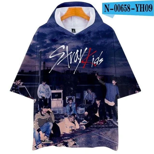 Stray Kids 3D Pullover T-shirt Oversize New Unisex/T-shirts