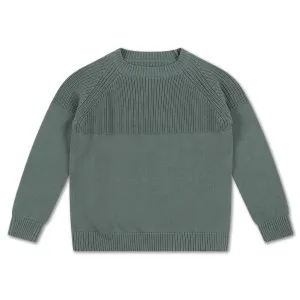 Sweater Knit Dusty Ocean Blue