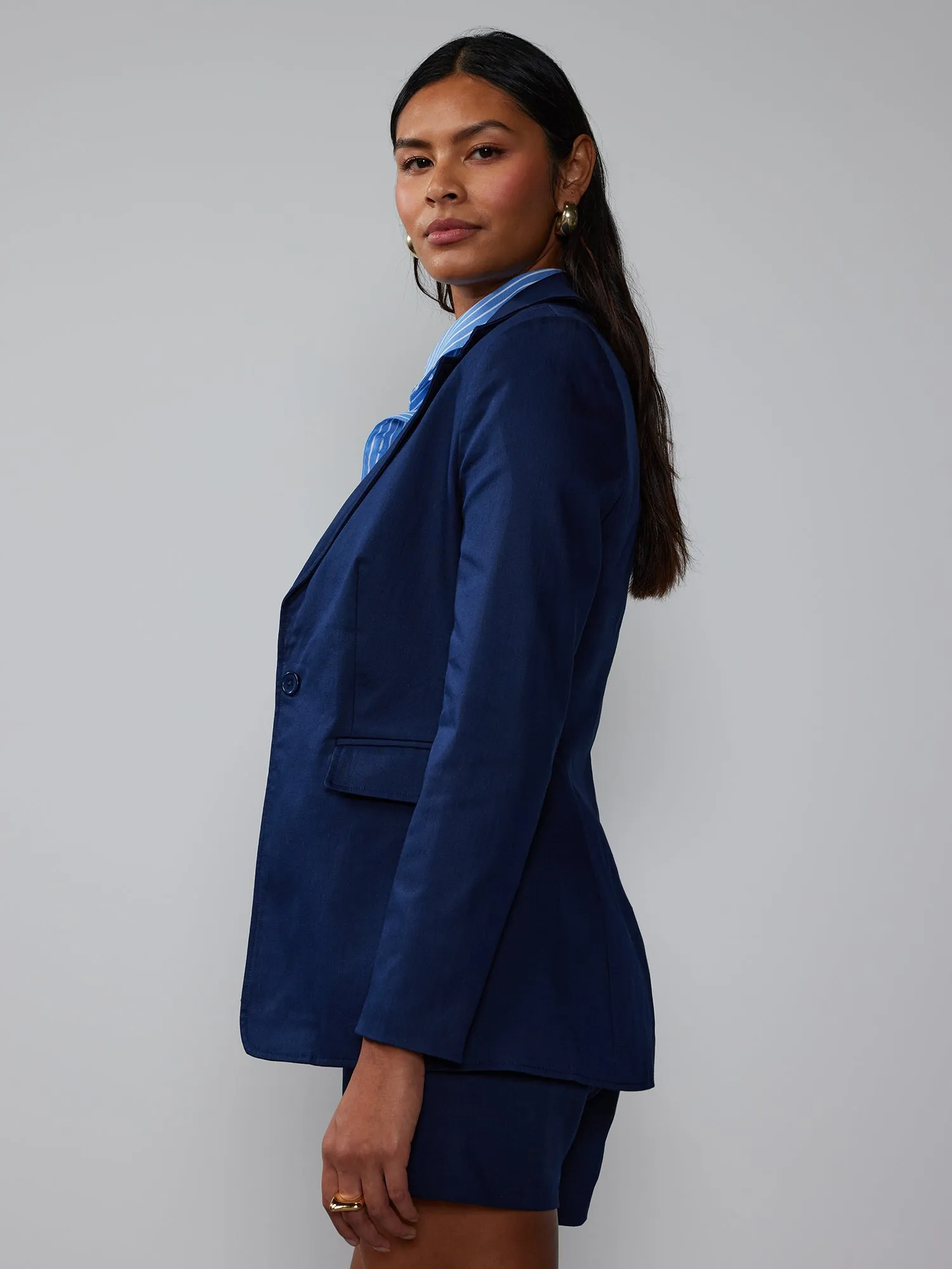 Tall Notch Lapel Sculpted Blazer