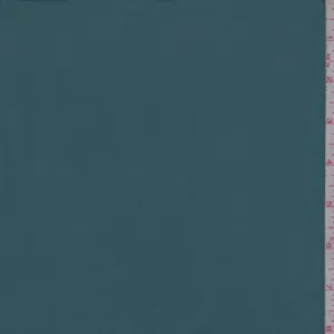 Teal Blue Embossed Stripe Chiffon Fabric