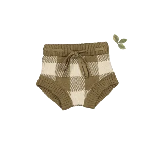 The Gingham Knit Bloomer - Golden