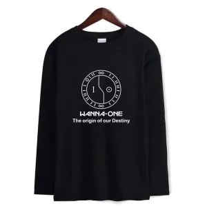 Wanna One T-shirts Kpop Loose Tops T-shirts Style  Wanna One