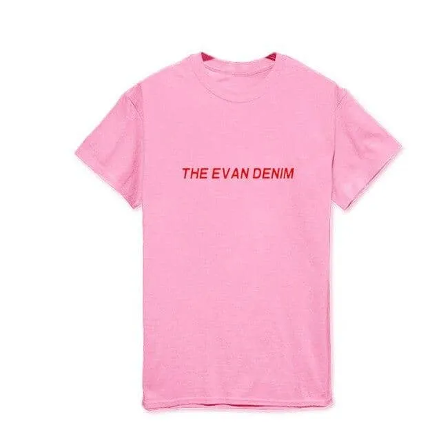Wanna one Yongcheng Yu loose letter T-shirts for men and women in summe T-Shirts