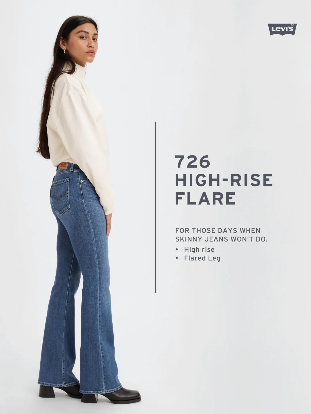 Women's High Rise 726 Flared Fit Jeans