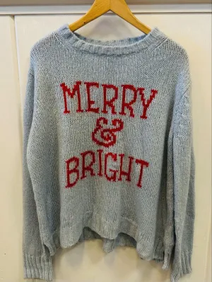 Wooden Ships Merry & Bright Sweater - Size S/M